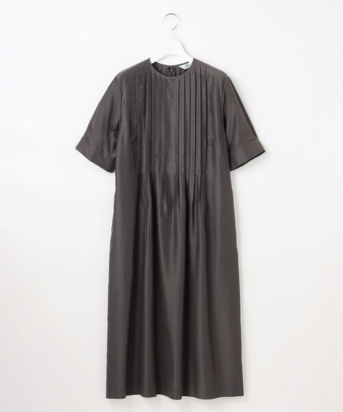 J.PRESS(ジェイプレス)の「エアリースパンボイル ワンピース(ワンピース・レディース・ベージュ系/ネイビー系/グレー系・T15/T13)」の10枚目の写真