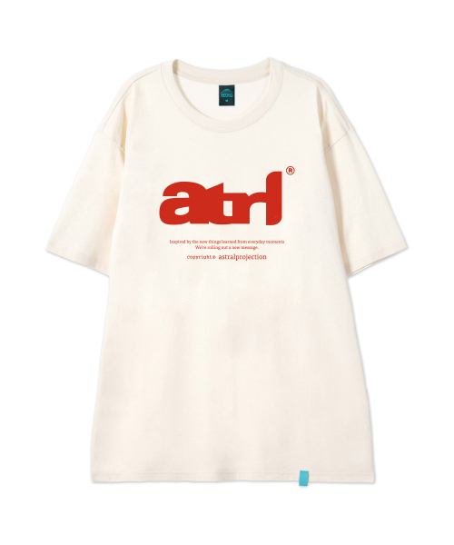 ASTRAL PROJECTION（アストラルプロジェクション）の「[ATRL]コットンルーズフィット半袖Tシャツ_ホワイト（Tシャツ/カットソー・メンズ・その他・XXL/XL/L/M）」の2枚目の写真