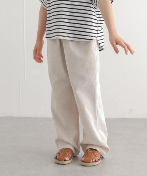 URBAN RESEARCH DOORS(アーバンリサーチドアーズ)の「コットンリネンイージーパンツ(KIDS)(その他パンツ・キッズ・ストライプ/ホワイト系その他・120/105/135)」の22枚目の写真