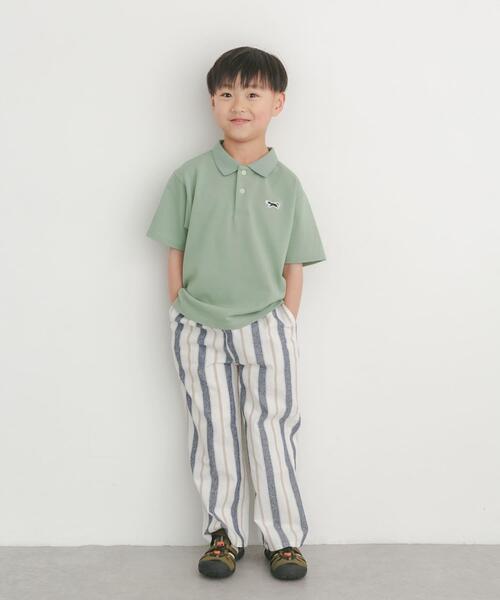 URBAN RESEARCH DOORS(アーバンリサーチドアーズ)の「コットンリネンイージーパンツ(KIDS)(その他パンツ・キッズ・ストライプ/ホワイト系その他・120/105/135)」の10枚目の写真