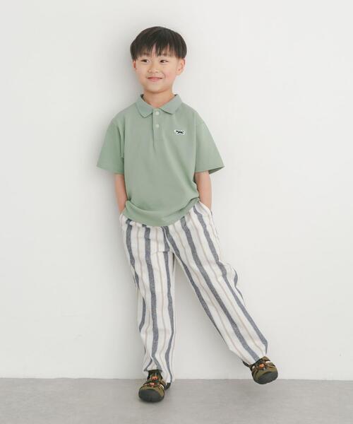 URBAN RESEARCH DOORS(アーバンリサーチドアーズ)の「コットンリネンイージーパンツ(KIDS)(その他パンツ・キッズ・ストライプ/ホワイト系その他・120/105/135)」の11枚目の写真