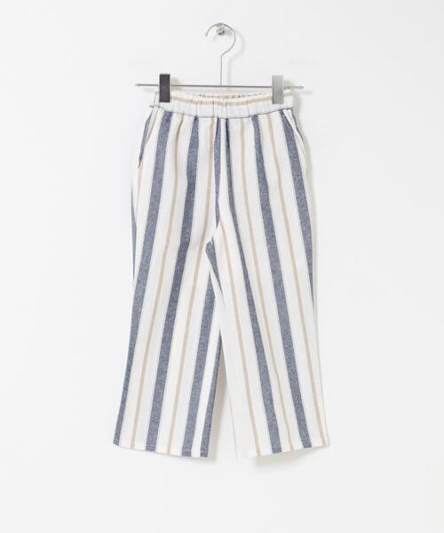 URBAN RESEARCH DOORS(アーバンリサーチドアーズ)の「コットンリネンイージーパンツ(KIDS)(その他パンツ・キッズ・ストライプ/ホワイト系その他・120/105/135)」の12枚目の写真