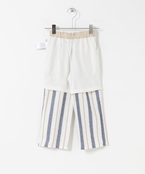 URBAN RESEARCH DOORS(アーバンリサーチドアーズ)の「コットンリネンイージーパンツ(KIDS)(その他パンツ・キッズ・ストライプ/ホワイト系その他・120/105/135)」の16枚目の写真