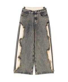 adidas ADILENIUM 5 DECONSTRUCTED DENIM PANTS / アディダス アディ