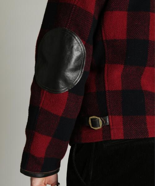 Schott(ショット)の「Schott/ショット/BUFFALO LEATHER COMBINATION JKT/バッファロー レザー コンビ ジャケット(ブルゾン・メンズ・レッド/ベージュ・L/M/2XL/XL)」の8枚目の写真