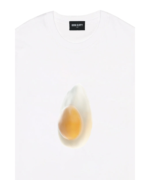 BORN SLIPPY(ボーンスリッピー)の「Egg Jelly T-shirt (White)(Tシャツ/カットソー・レディース・その他・FREE)」の3枚目の写真