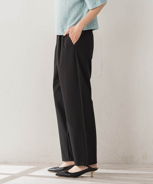 Droite lautreamont（ドロワットロートレアモン）の「CICA配合サークルストレッチテーパードパンツ（その他パンツ・レディース・ネイビー/ベージュ/ブラック・S/M）」の5枚目の写真