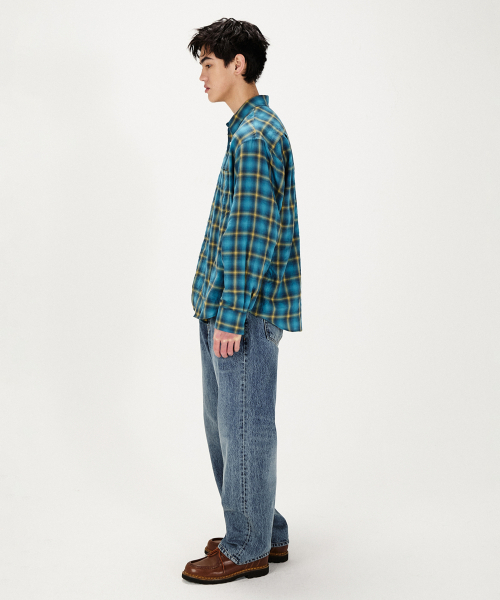 SHIRTER(シャーター)の「EON DENIM PANTS (VINTAGE BLUE)(デニムパンツ・メンズ・その他・LARGE/MEDIUM/SMALL)」の3枚目の写真