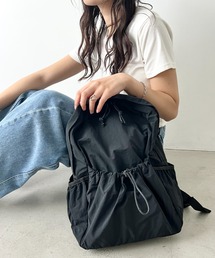 【A4収納可】軽量ドローコードポケットバックパックリュック