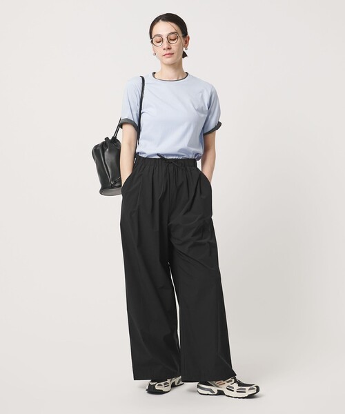 BEAUTY&YOUTH UNITED ARROWS(ビューティーアンドユースユナイテッドアローズ)の「360°MASTER ICE ワイド イージーパンツ UVカット 接触冷感 防シワ はっ水 ウォッシャブル(その他パンツ・レディース・ブラック/モカ/ダークブラウン・XS/S/M)」の9枚目の写真