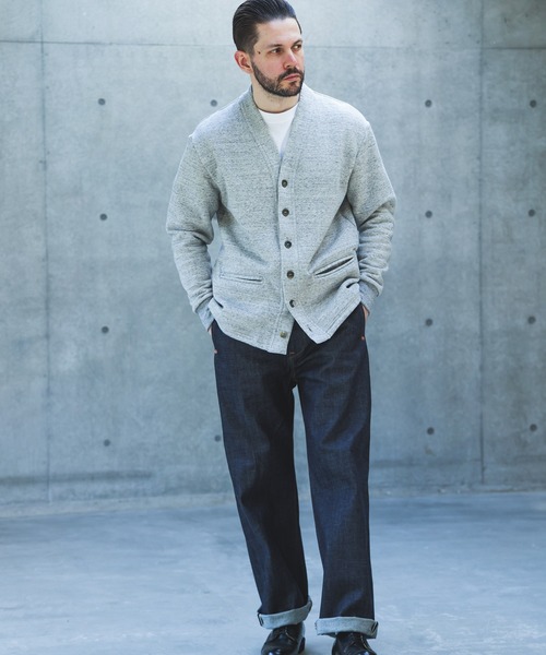MR.OLIVE（ミスターオリーブ）の「CLASSIC AZUMA FLEECE / HERITAGE CARDIGAN /M263124（シャツ/ブラウス・メンズ・グレー/ブラック・MEDIUM/LARGE）」の3枚目の写真