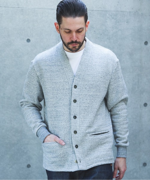MR.OLIVE（ミスターオリーブ）の「CLASSIC AZUMA FLEECE / HERITAGE CARDIGAN /M263124（シャツ/ブラウス・メンズ・グレー/ブラック・MEDIUM/LARGE）」の5枚目の写真