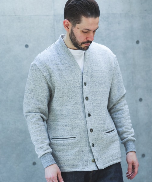MR.OLIVE（ミスターオリーブ）の「CLASSIC AZUMA FLEECE / HERITAGE CARDIGAN /M263124（シャツ/ブラウス・メンズ・グレー/ブラック・MEDIUM/LARGE）」の6枚目の写真