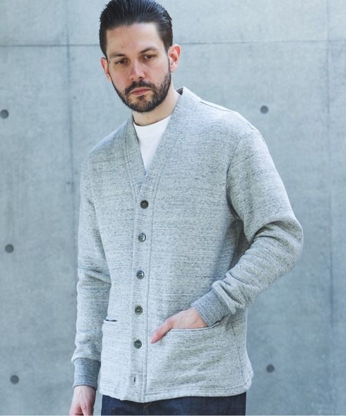 MR.OLIVE（ミスターオリーブ）の「CLASSIC AZUMA FLEECE / HERITAGE CARDIGAN /M263124（シャツ/ブラウス・メンズ・グレー/ブラック・MEDIUM/LARGE）」の7枚目の写真
