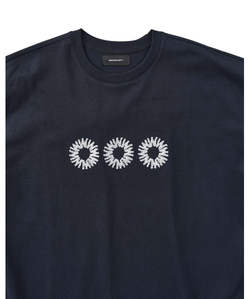 999HUMANITY（999ヒューマニティ）の「EVDロゴハーフTシャツ（ダークネイビー）（Tシャツ/カットソー・レディース・その他・1(S)/2(M)/3(L)/OS/0(XS)/4(XL)）」の3枚目の写真
