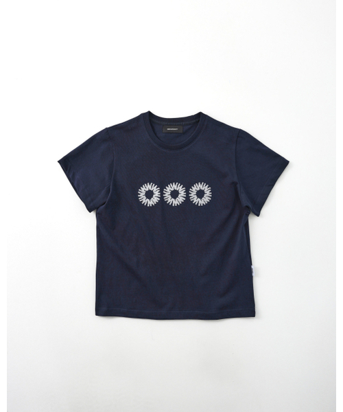 999HUMANITY（999ヒューマニティ）の「EVDロゴハーフTシャツ（ダークネイビー）（Tシャツ/カットソー・レディース・その他・1(S)/2(M)/3(L)/OS/0(XS)/4(XL)）」の7枚目の写真