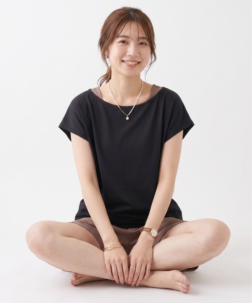 Re:EDIT(リエディ)の「DAILY SWIM ラッシュガード×水着 4点セット(水着・レディース・ブラック・S-Long)」の2枚目の写真