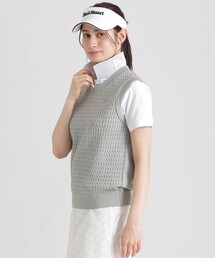 【GOLF Women’s】ケーブルニットベスト