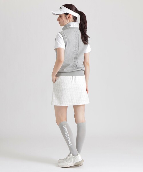 Paul Stuart(ポールスチュアート)の「【GOLF Women’s】ケーブルニットベスト(ベスト・メンズ・ネイビー/グレー・L/M)」の4枚目の写真