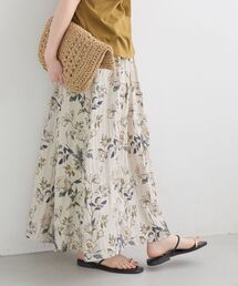 le.coeur blanc | 《WEB限定アイテム》ボタニカルフラワースカート(スカート)