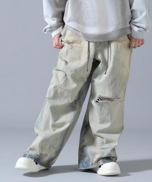 パンツ FR(13)NDS Grunge Baggy Denim Pants FR(13)NDS/フレンズ/BUGGY DENIM（デニムパンツ）｜FR(13)NDS