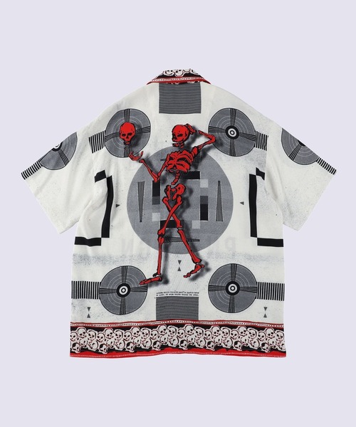 PHINGERIN(フィンガリン)の「【PHINGERIN】SUMMER SHIRT SKULL(シャツ/ブラウス・メンズ・ホワイト・M/L)」の2枚目の写真