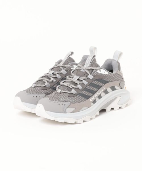 MERRELL(メレル)の「MERRELL メレル MOAB SPEED 2 GORE-TEX【防水透湿】レディースアウトドアシューズ スニーカー(モアブスピード2ゴアテックス) J037840 チャコール(スニーカー・レディース・グレー・22.5cm/23.0cm/23.5cm/24.0cm/24.5cm/25.0cm)」の1枚目の写真