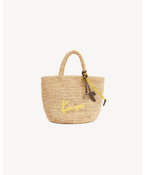 KENZO(ケンゾー)の「スモール バスケット イン ラフィア(メッセンジャーバッグ・レディース・ベージュ系その他・ONE SIZE)」の2枚目の写真