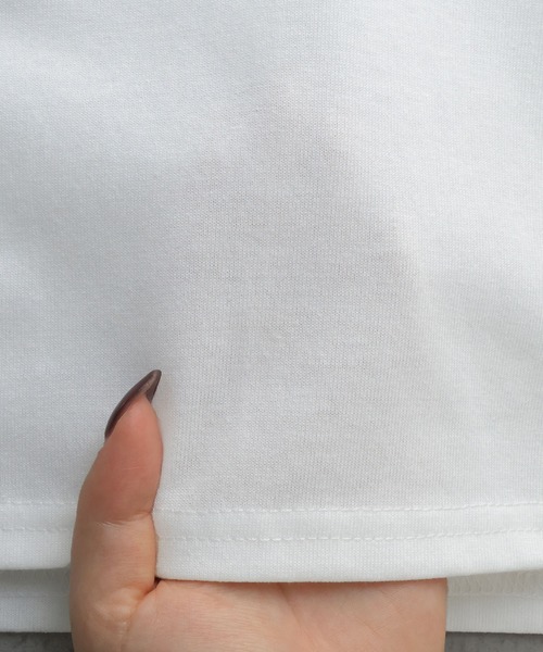 ad thie(アドティエ)の「レース スリーブドルマン Tシャツ(Tシャツ/カットソー・レディース・オフホワイト/ブラック・FREE)」の12枚目の写真