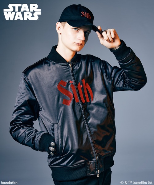glamb(グラム)の「Darth Vader/Bomber Jacket / ダース・ベイダー/ボマージャケット(ミリタリージャケット・メンズ・ブラック・S/M/L)」の5枚目の写真