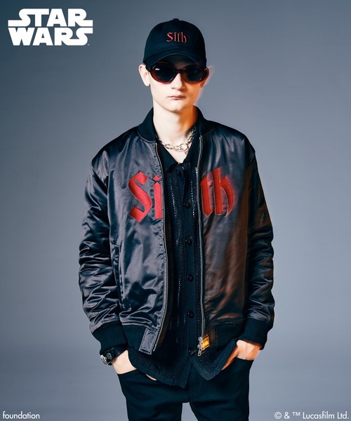 glamb(グラム)の「Darth Vader/Bomber Jacket / ダース・ベイダー/ボマージャケット(ミリタリージャケット・メンズ・ブラック・S/M/L)」の3枚目の写真