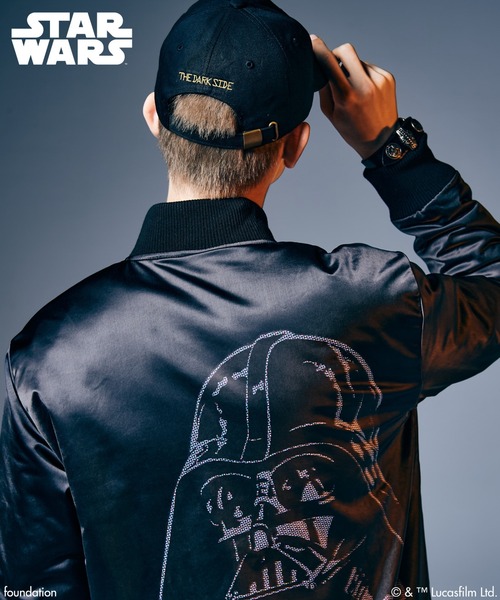 glamb(グラム)の「Darth Vader/Bomber Jacket / ダース・ベイダー/ボマージャケット(ミリタリージャケット・メンズ・ブラック・S/M/L)」の2枚目の写真