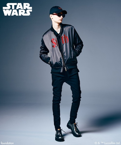glamb(グラム)の「Darth Vader/Bomber Jacket / ダース・ベイダー/ボマージャケット(ミリタリージャケット・メンズ・ブラック・S/M/L)」の18枚目の写真