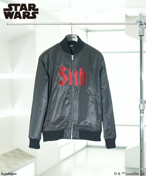 glamb(グラム)の「Darth Vader/Bomber Jacket / ダース・ベイダー/ボマージャケット(ミリタリージャケット・メンズ・ブラック・S/M/L)」の17枚目の写真