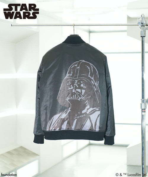 glamb(グラム)の「Darth Vader/Bomber Jacket / ダース・ベイダー/ボマージャケット(ミリタリージャケット・メンズ・ブラック・S/M/L)」の16枚目の写真