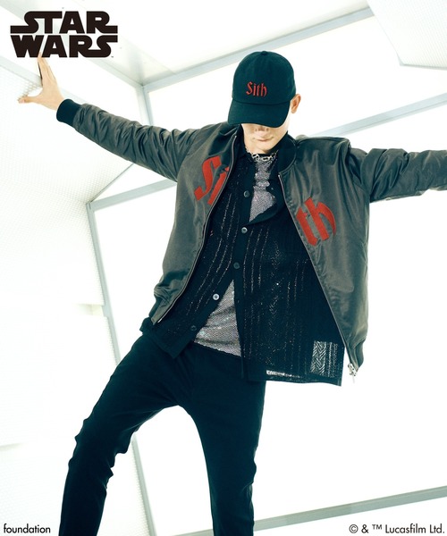 glamb(グラム)の「Darth Vader/Bomber Jacket / ダース・ベイダー/ボマージャケット(ミリタリージャケット・メンズ・ブラック・S/M/L)」の13枚目の写真