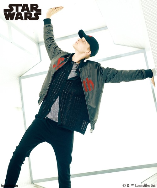 glamb(グラム)の「Darth Vader/Bomber Jacket / ダース・ベイダー/ボマージャケット(ミリタリージャケット・メンズ・ブラック・S/M/L)」の12枚目の写真