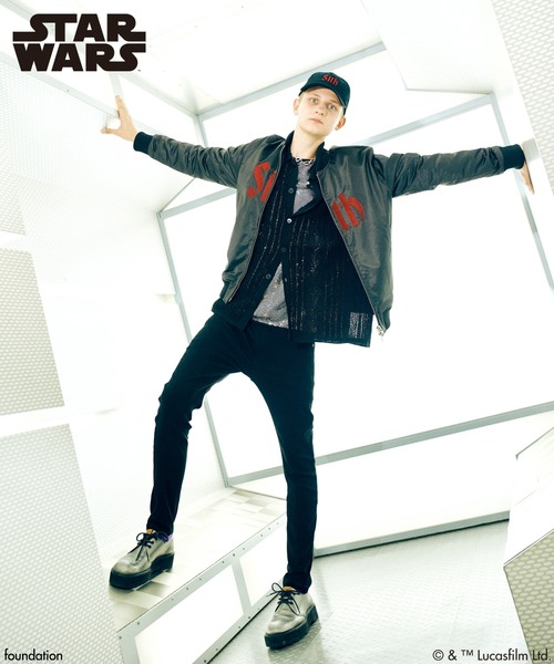 glamb(グラム)の「Darth Vader/Bomber Jacket / ダース・ベイダー/ボマージャケット(ミリタリージャケット・メンズ・ブラック・S/M/L)」の10枚目の写真