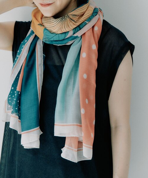 TODAYFUL/トゥデイフル】Rib Knit Muffler/リブニットマフラー