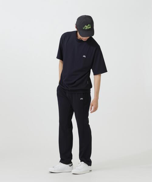 Jack Bunny!!（ジャックバニー）の「【Jack Bunny!!】RAYBLOCKドライワッフル半袖モックネックカットソー（Tシャツ/カットソー・メンズ・ネイビー/カーキ・LARGE/X-LARGE/MEDIUM）」の3枚目の写真