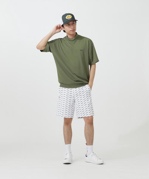 Jack Bunny!!（ジャックバニー）の「【Jack Bunny!!】RAYBLOCKドライワッフル半袖モックネックカットソー（Tシャツ/カットソー・メンズ・ネイビー/カーキ・LARGE/X-LARGE/MEDIUM）」の14枚目の写真