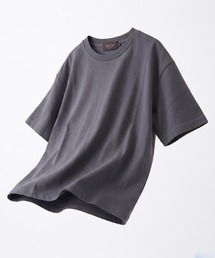 【Laufer】6.5ozコンパクトコーマ糸 クロップド ボックス クルーネックTシャツ / 6.5oz Cropped Crew Neck Tee