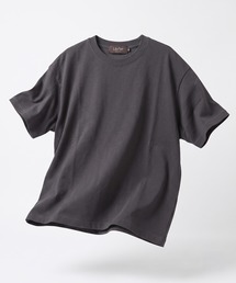 【Laufer】6.5ozコンパクトコーマ糸 クロップド ボックス クルーネックTシャツ / 6.5oz Cropped Crew Neck Tee