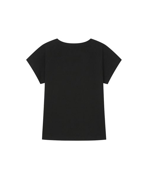 Miseki SEOUL(ミセキソウル)の「Hannah fairy raglan short sleeve BLACK(Tシャツ/カットソー・レディース・その他・2/1)」の3枚目の写真
