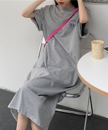 ワンポイントTシャツワンピース