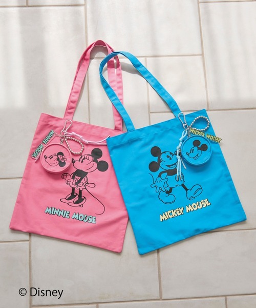 Doux archives(ドゥアルシーヴ)の「DOUX ARCHIVES限定商品【Disney】トートバッグ(トートバッグ・レディース・ピンク/ブルー/ブラック・FREE)」の2枚目の写真