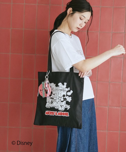 Doux archives(ドゥアルシーヴ)の「DOUX ARCHIVES限定商品【Disney】トートバッグ(トートバッグ・レディース・ピンク/ブルー/ブラック・FREE)」の21枚目の写真