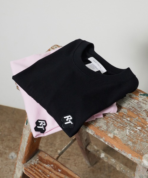 ROOPTOKYO(ループトウキョウ)の「オリジナルロゴ胸ワッペンTシャツ 半袖 クルーネック ハイグレードコットン 5.6oz 丸胴 シンプル ミドル丈 クロップド丈 短丈 メンズ レディース ユニセックス 秋 秋服 2026年秋冬(Tシャツ/カットソー・メンズ・ホワイト/ブラック/ブルー/ライトピンク/チャコール・S/M/L/XL)」の12枚目の写真