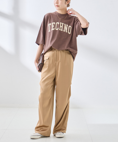 The Loom(ザ ルーム)の「The Loom/ザ ルーム CARGO-LITE TROUSERS パンツ(その他パンツ・レディース・ベージュ/ブラック・SMALL)」の18枚目の写真