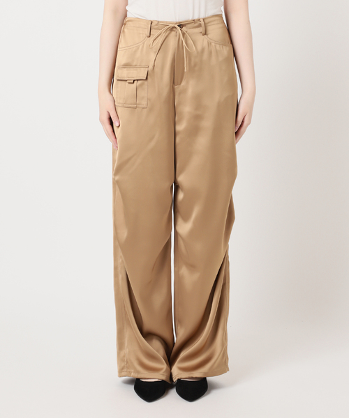 The Loom(ザ ルーム)の「The Loom/ザ ルーム CARGO-LITE TROUSERS パンツ(その他パンツ・レディース・ベージュ/ブラック・SMALL)」の4枚目の写真